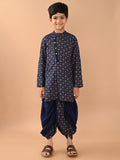Ethnic Motifs Printed Straight Dhoti Kurta Set