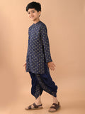 Ethnic Motifs Printed Straight Dhoti Kurta Set