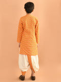 Ethnic Motifs Printed Straight Dhoti Kurta Set