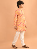 Ethnic Motif Printed Kurta Pajama Set