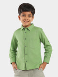 Full Sleeves Regular Wear Solid Plain Casual Shirt