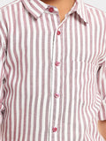 Full Sleeves Regular Wear Striped Casual Shirt