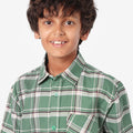 Boys Full Sleeves Checkered Shirt