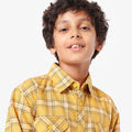 Boys Full Sleeves Checkered Shirt