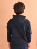 Boys Printed Full Sleeves Hooded Sweatshirt