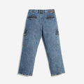 Girls Regular Fit Cargo Denim Jeans