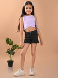 Solid Sleeveless Slim Fit Crop Tank Top