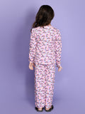 Unicorn Print Pink Nightsuit