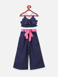 Blue Polka Dot Clothing Set
