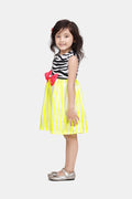 Neon Stripe Tiger Print Dress