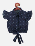 Lilipicks Denim Knot Shirt Top