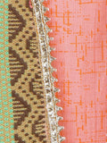 Lilpicks Ethnic style Peach Printed Dhoti jumpsuit