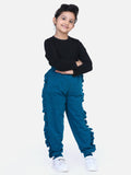 Teal French Terry TrackPant