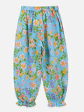 lilpicks Floral Blue Comfy Clothing Set