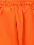 lilpicks Orange Cotton Kurta Pajama Set