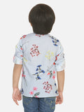Lilpicks Flower Print Funky Short Kurta