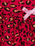 Lilpicks Maroon and Multi All Over Printed Pack of 2 Bow Flared Dress