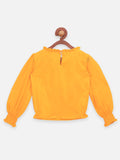 Lilpicks Yellow Pearl Color Full Sleeve Top