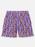 Lilpicks Funky Blah Print Shorts Nightsuit