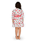 Watermelon Print Flounce sleeves Dress