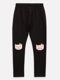 Meow Red black Pack of 2 Leggings