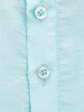 Sky Blue Plain Kurta Pyjama Set