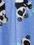 Panda Print Collar Overall NightSuit