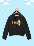 Change Print Black Hoodie