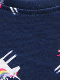 Navy Animal Unicorn and Tiger Print Top - Pack of 2