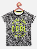 Black Grey Cool Print T-shirt - Pack of 2