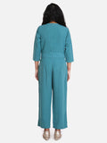 Turquoise Party Full Jumpsuit