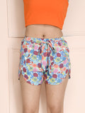 Floral Print Stylish Button Shorts