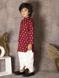 Bandhani Print Kurta with Dhoti Set