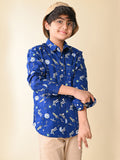 Space Printed Full Sleeves Shirt