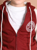 Solid Full Sleeve Hooded Sweatshirt