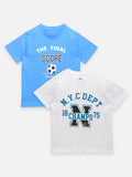 Alpha Printed Summer Cool Tshirts Set of 2