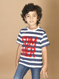 Stripes Printed Summer Cool Tshirt