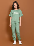 Connect Printed Half Sleeve Tee with Jogger Set
