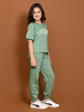 Connect Printed Half Sleeve Tee with Jogger Set