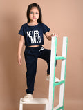 Never Mind Printed Top with Jogger Set