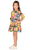 All Over Printed Fit n Flare Dress