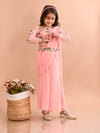Gilrs Designer Top & Palazzo with Attached Dupatta and Belt