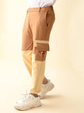 Colorblock Stylish Full Length Pocket Jogger