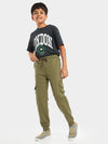 Solid Stylish Full Length Drawstring Joggers