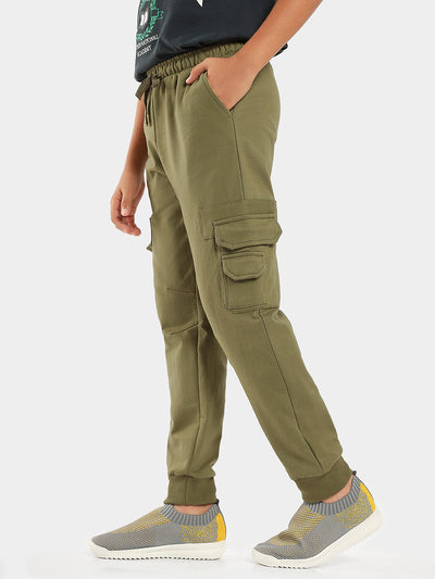 Solid Stylish Full Length Drawstring Joggers