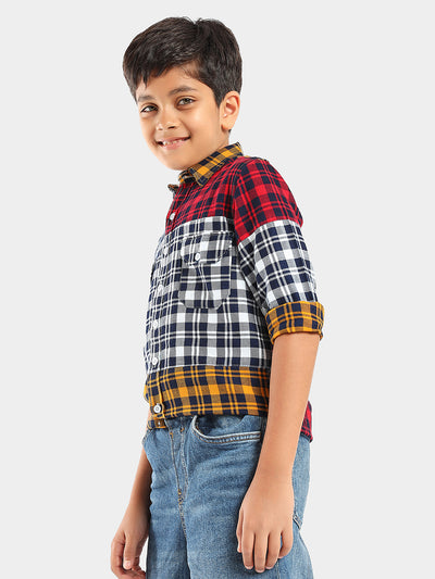 Full Sleeves Regular Wear Checked Casual Shirt