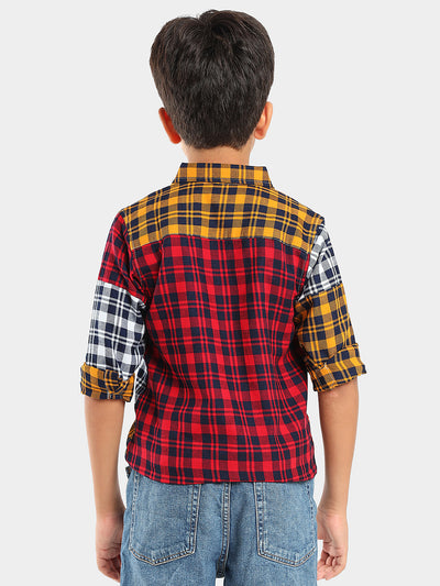 Full Sleeves Regular Wear Checked Casual Shirt