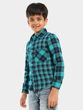 Full Sleeves Regular Wear Checked Casual Shirt