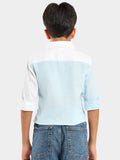 Full Sleeves Regular Wear Colorblocked Casual Shirt
