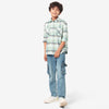 Boys Full Sleeves Checkered Shirt